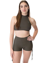 Load image into Gallery viewer, Emma high-waisted drawstring shorts — Dragonfly