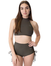 Load image into Gallery viewer, Emma high-waisted drawstring shorts — Dragonfly