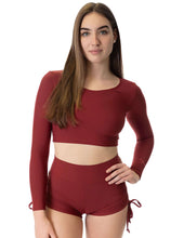 Load image into Gallery viewer, Emma high-waisted drawstring shorts — Dragonfly