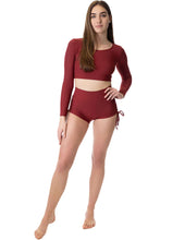 Load image into Gallery viewer, Emma high-waisted drawstring shorts — Dragonfly