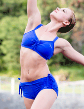 Carregar imagem no visualizador da galeria, Top deportivo Nella con copas ajustables Dragonfly - blue