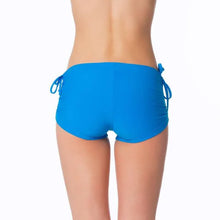 Load image into Gallery viewer, Bikram yoga shorts Michelle | Shorts | Color: blue | Pole Shorts | Dragonfly Pole Dance Clothing and Bikram Hot Yoga Wear