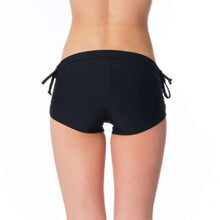 Load image into Gallery viewer, Bikram yoga shorts Michelle | Shorts | Color: blue | Pole Shorts | Dragonfly Pole Dance Clothing and Bikram Hot Yoga Wear