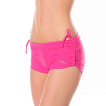 Load image into Gallery viewer, Bikram yoga shorts Michelle | Hot Yoga Shorts | Color: pink | Pole Shorts | Dragonfly Pole Dance Clothing and Bikram Hot Yoga Wear