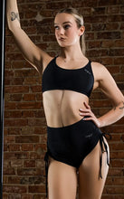 Load image into Gallery viewer, Pole Dance Short Emma Dragonfly Black 24/48 Hrs