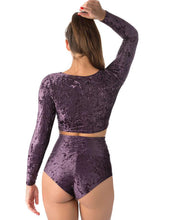 Load image into Gallery viewer, Dragonfly Pavi Velvet Sports Top