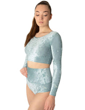 Load image into Gallery viewer, Dragonfly Pavi Velvet Sports Top