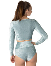 Load image into Gallery viewer, Dragonfly Pavi Velvet Sports Top