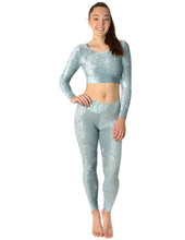 Load image into Gallery viewer, Adriana velvet Dragonfly leggings