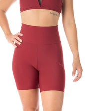 Load image into Gallery viewer, Short biker Zoe Dragonfly - burgundy