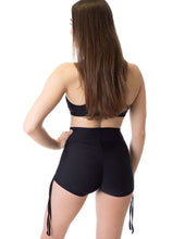 Load image into Gallery viewer, Pole Dance Short Emma Dragonfly Black 24/48 Hrs