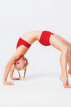 Load image into Gallery viewer, Kids - Girls' Pole Dance Shorts Elsa | Activewear | Color: blue velvet | Kids Pole Shorts | Girls Pole Dance Shorts | Dětské pole dance šortky | Madchen Pole Shorts | Pole short enfants | Dragonfly Pole Dance Clothing and Bikram Hot Yoga Wear | Dětské Obl