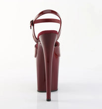 Load image into Gallery viewer, Pole Dance Sandals Pleaser Flamingo-809 – Burgundy