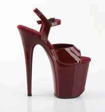 Load image into Gallery viewer, Pole Dance Sandals Pleaser Flamingo-809 – Burgundy