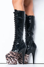 Load image into Gallery viewer, RAD Polewear - Heel Protectors - Leopard - Reversible