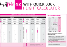 Load image into Gallery viewer, Pole Dance Bar LUPIT POLE CLASSIC G2 QUICK LOCK WHITE POWDER 45MM