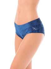 Carregar imagem no visualizador da galeria, Short Hot Pants de Pole Dance Veludo Libélula