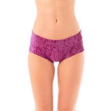 Carregar imagem no visualizador da galeria, Short Hot Pants de Pole Dance Veludo Libélula