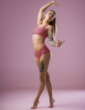 Load image into Gallery viewer, Pole Dance Shorts Hot Pants Leo KISS Dragonfly - 24/48 HRS