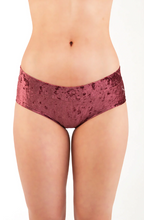 Carregar imagem no visualizador da galeria, Short Hot Pants de Pole Dance Veludo Libélula