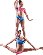 Load image into Gallery viewer, Hot pants frilled | Shorts | Color: mint | Pole Shorts | Dragonfly Pole Dance Clothing and Bikram Hot Yoga Wear