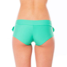 Load image into Gallery viewer, Hot pants frilled | Shorts | Color: mint | Pole Shorts | Dragonfly Pole Dance Clothing and Bikram Hot Yoga Wear
