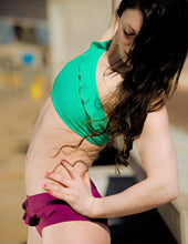 Load image into Gallery viewer, Hot pants frilled | Shorts | Color: mint | Pole Shorts | Dragonfly Pole Dance Clothing and Bikram Hot Yoga Wear