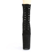 Carregar imagem no visualizador da galeria, Botas de Pole Dance Pleaser Infinity INF1020FS - CAMURÇA PRETA