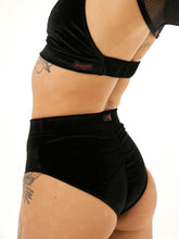 Load image into Gallery viewer, Polerina Wear Bikini Short - Black Velvet