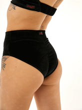 Load image into Gallery viewer, Polerina Wear Bikini Short - Black Velvet
