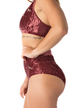 Load image into Gallery viewer, Pole Dance Short Lola Velvet Dragonfly