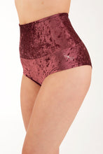 Load image into Gallery viewer, Betty Velvet Dragonfly High Waist Shorts
