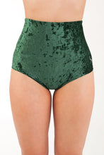 Load image into Gallery viewer, Betty Velvet Dragonfly High Waist Shorts