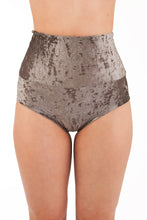 Load image into Gallery viewer, Betty Velvet Dragonfly High Waist Shorts