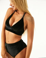 Load image into Gallery viewer, Polerina Wear Bikini Short - Black Velvet