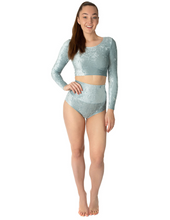 Load image into Gallery viewer, Betty Velvet Dragonfly High Waist Shorts