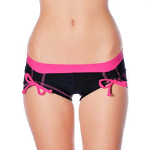 Load image into Gallery viewer, Pole fitness shorts Bella | Shorts | Color: black / pink | Pole Shorts | Dragonfly Pole Dance Clothing and Bikram Hot Yoga Wear
