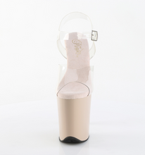 Cargar imagen en el visor de la galería, Sandalia Pole Dance Pleaser Flamingo 808 Nude 24/48 HRS