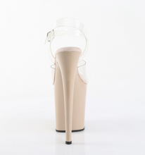 Cargar imagen en el visor de la galería, Sandalia Pole Dance Pleaser Flamingo 808 Nude 24/48 HRS