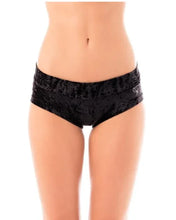 Carregar imagem no visualizador da galeria, Short Hot Pants de Pole Dance Veludo Libélula