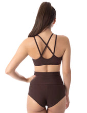 Carregar imagem no visualizador da galeria, POLE DANCE SHORT BETTY ESPRESSO DRAGONFLY