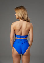 Load image into Gallery viewer, Polerina Wear Bikini Short - Electric Blue - With removable garters