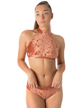 Carregar imagem no visualizador da galeria, Top Lisette de veludo Dragonfly