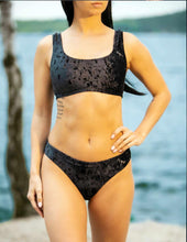 Load image into Gallery viewer, Velvet bikini bottom Chloe | Swimwear | Color: purple velvet | Swimwear | Dragonfly Bikini | Sports Bikini | Swimsuit
