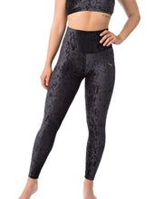 Load image into Gallery viewer, Velvet leggings Adele | Leggings | Color: purple velvet | Yoga Leggings | Dragonfly Pole Wear and Bikram Hot Yoga Clothes