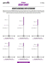 Cargar imagen en el visor de la galería, Barra pole dance X-POLE X-STAGE LITE portátil Manual de alturas