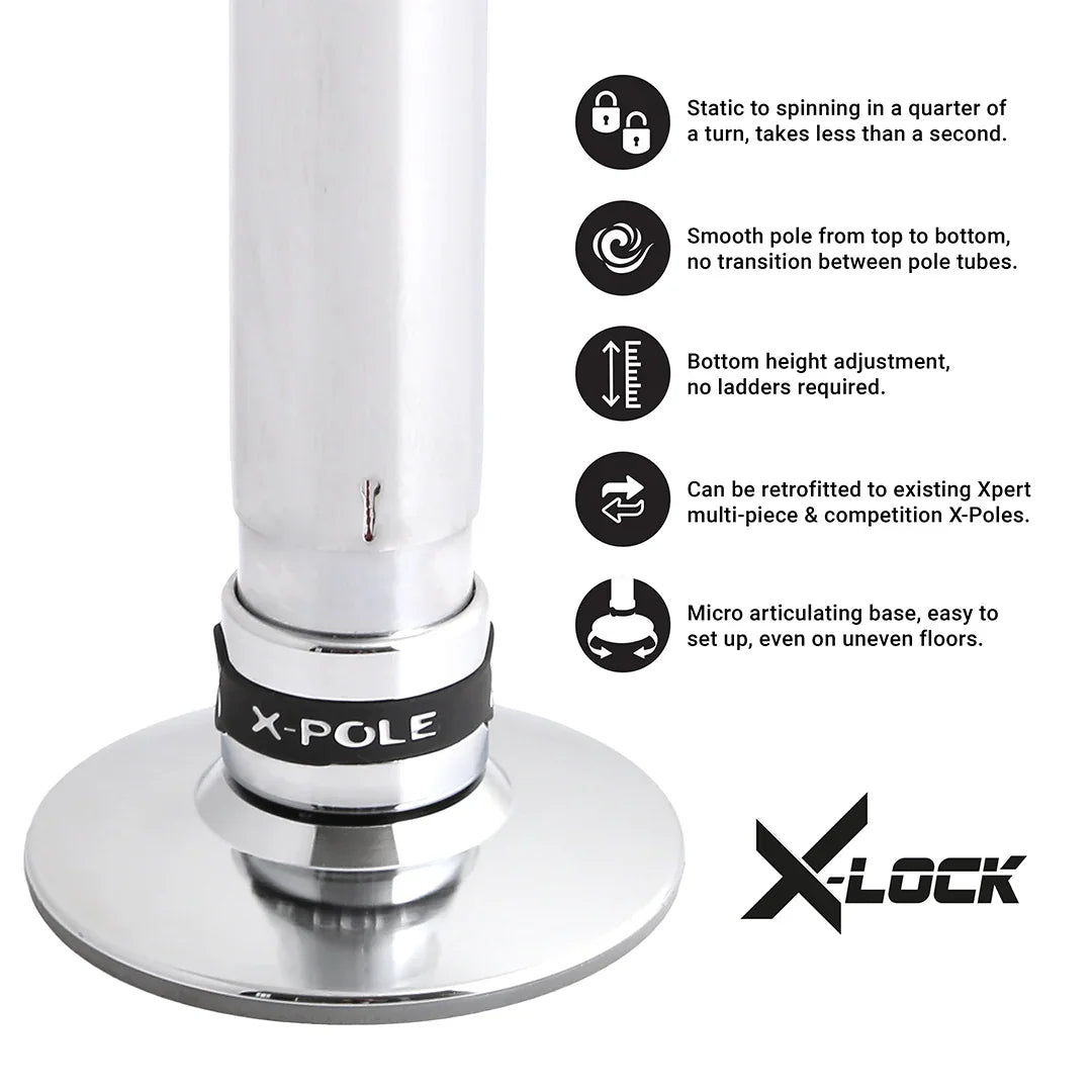 Barre pole dance xpole xpert chrome - Sport & Plein air Barre pole dance xpole xpert chrome - Sport & Plein air