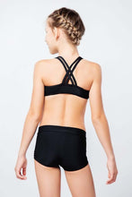 Load image into Gallery viewer, Girls' Sports Bra Xenia | Activewear | Color: red | Girl's sports bra | Dětská sportovní podprsenka | Dívčí sportovní podprsenka | Madchen Sport BH | Brassiere sport entfants | Dragonfly Pole Dance Clothes and Bikram Hot Yoga Outfit
