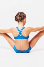 Load image into Gallery viewer, Girls' Sports Bra Xenia | Activewear | Color: red | Girl's sports bra | Dětská sportovní podprsenka | Dívčí sportovní podprsenka | Madchen Sport BH | Brassiere sport entfants | Dragonfly Pole Dance Clothes and Bikram Hot Yoga Outfit