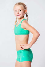 Load image into Gallery viewer, Girls' Sports Bra Xenia | Activewear | Color: red | Girl's sports bra | Dětská sportovní podprsenka | Dívčí sportovní podprsenka | Madchen Sport BH | Brassiere sport entfants | Dragonfly Pole Dance Clothes and Bikram Hot Yoga Outfit